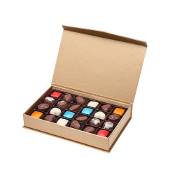 Wind Çikolata - Premium Spesiyal Hediyelik Çikolata Kutusu 24 (Gold) (1)
