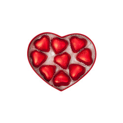 Kapağı Güllü Kırmızı Kalp Kutu 3 - Thumbnail